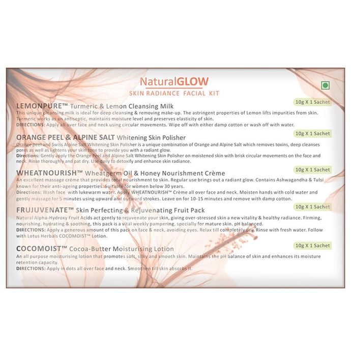 Lotus Herbals NaturalGlow Skin Radiance Facial Kit