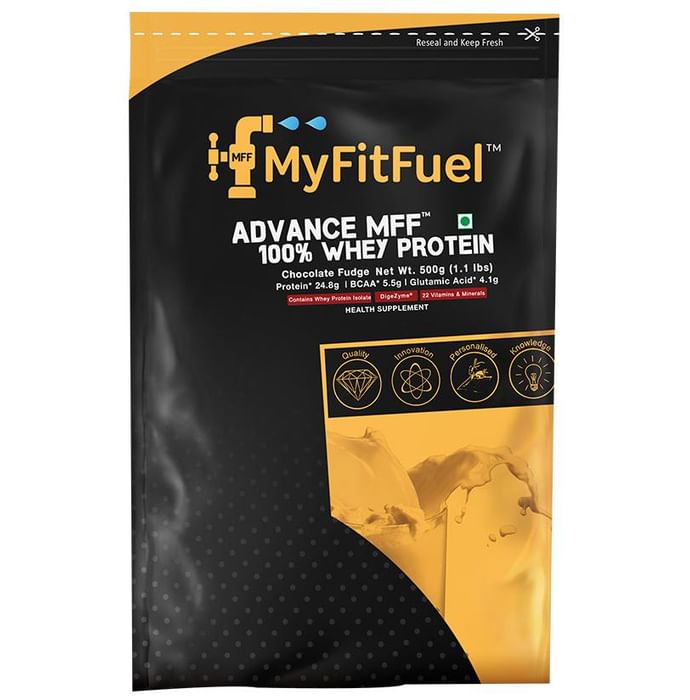 MyFitFuel Advance 100% Whey Protein Chocolate Fudge - Classic Derma