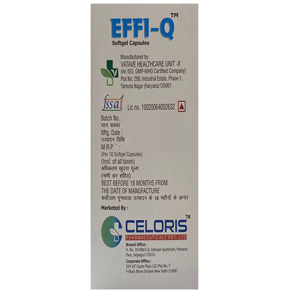 Effi-Q Softgel Capsule