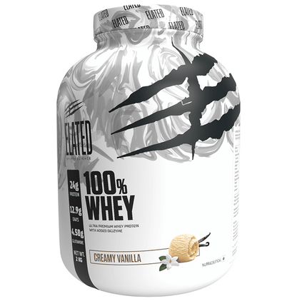 Elated Sports Science 100% Whey Protein | Flavour Powder Creamy Vanilla - Classic Derma