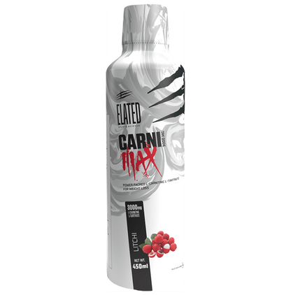 Elated Sports Science Carni Max with L-Carnitine L-Tartrate for Weight Loss | Flavour Litchi - Classic Derma