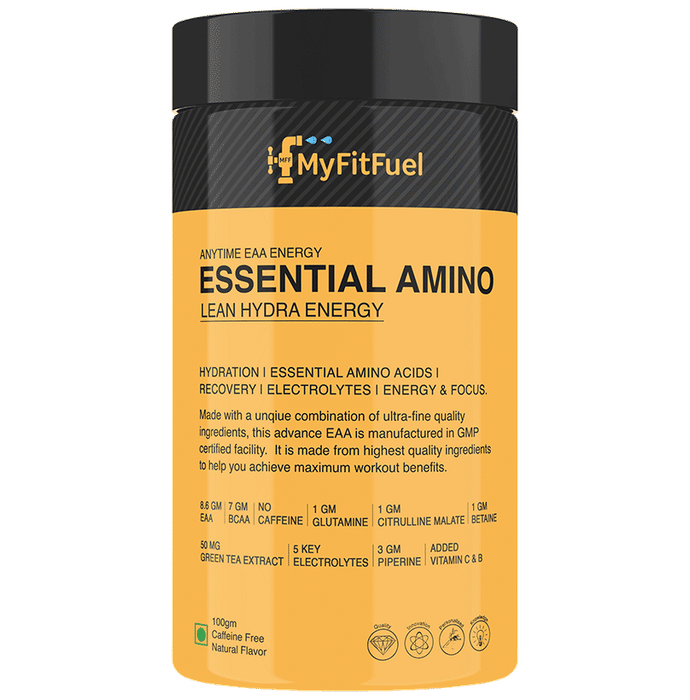 MyFitFuel Anytime EAA Energy Essential Amino Powder Natural - Classic Derma