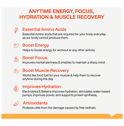 MyFitFuel Anytime EAA Energy Essential Amino Powder Natural