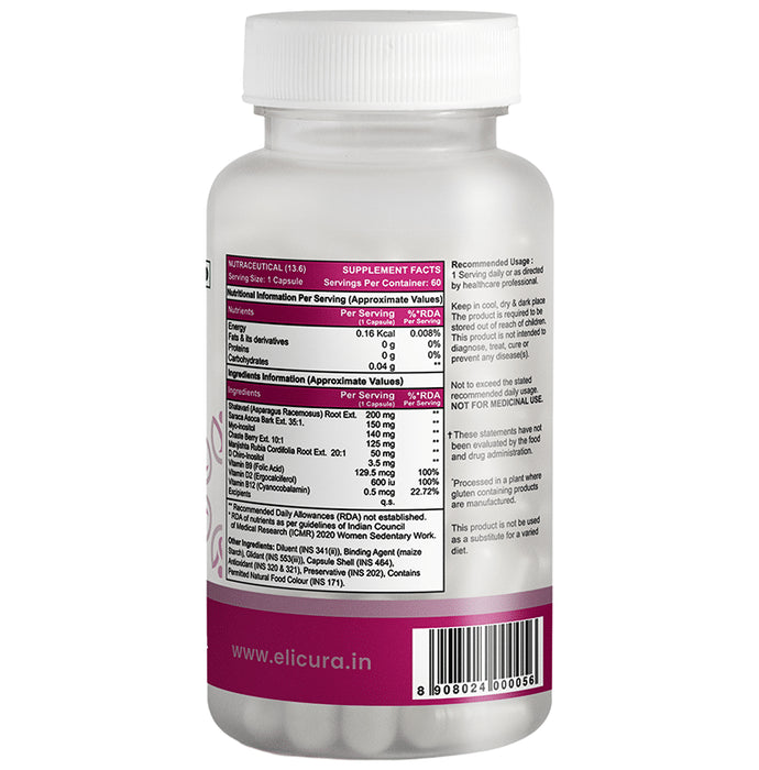 Elicura PCOS Care Capsule (60 Each)