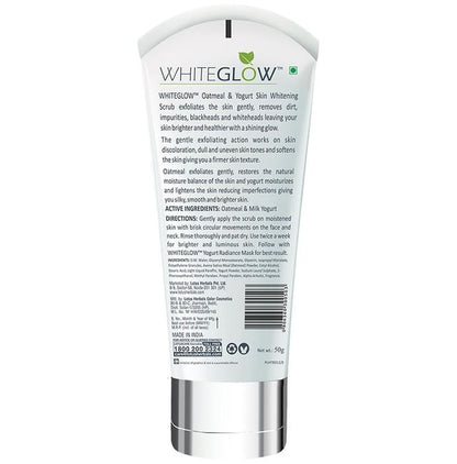 Lotus Herbals WhiteGlow Oatmeal and Yogurt Skin Whitening Scrub