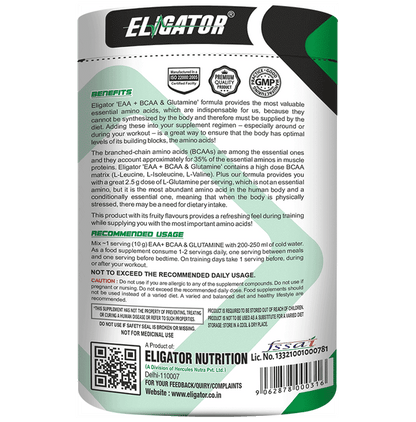 Eligator EAA + BCAA & Glutamine Powder Watermelon