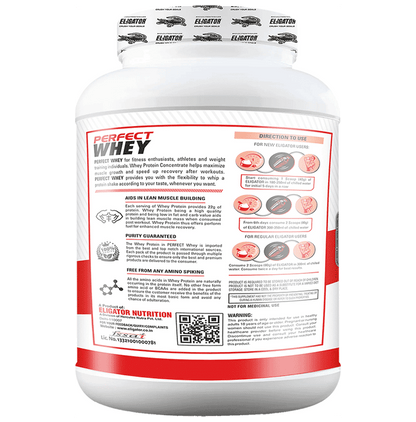 Eligator Perfect Whey Protein Powder Malai kulfi