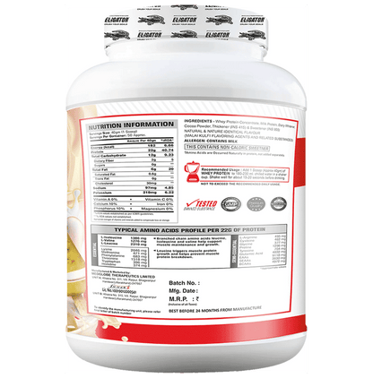 Eligator Perfect Whey Protein Powder Malai kulfi