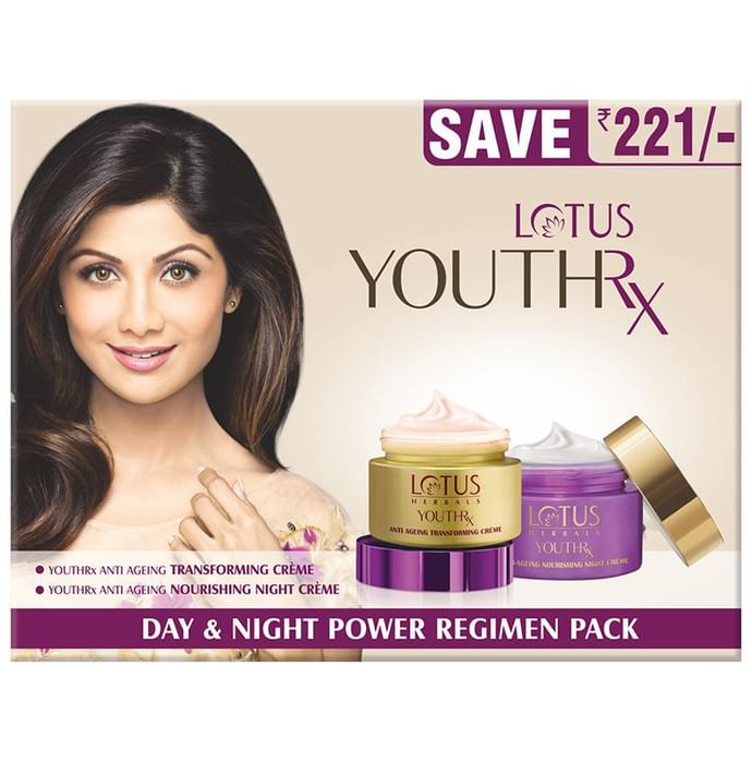 Lotus Herbals YouthRx Day & Night Power Regimen Pack - Classic Derma