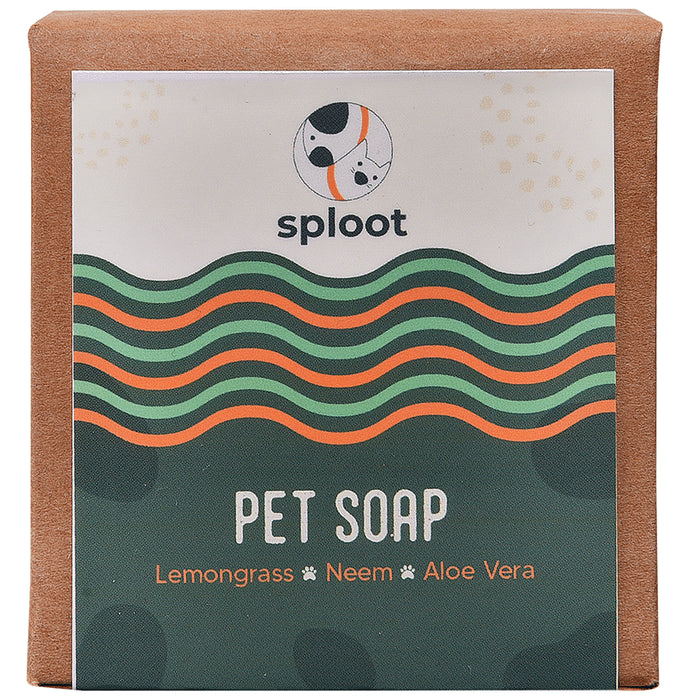 Sploot Pet Soap (115gm Each) Lemongrass, Neem, Aloe Vera - Classic Derma