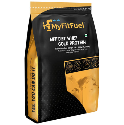 MyFitFuel Diet Whey Gold Protein Isolate Rich Chocolate Delight