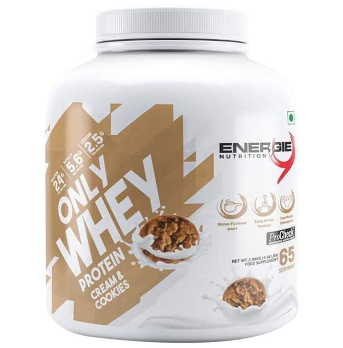 Energie 9 Nutrition Only Whey Protein Cream and Cookie - Classic Derma