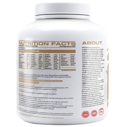 Energie 9 Nutrition Only Whey Protein Cream and Cookie
