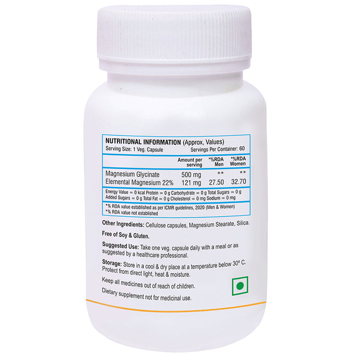 Buy Biotrex Magnesium Glycinate Veg Capsules Online | Classic Derma ...