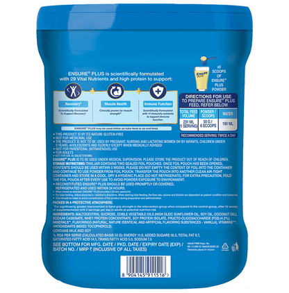 Ensure Plus Powder Scientifically Formulated to Support Recovery Vanilla