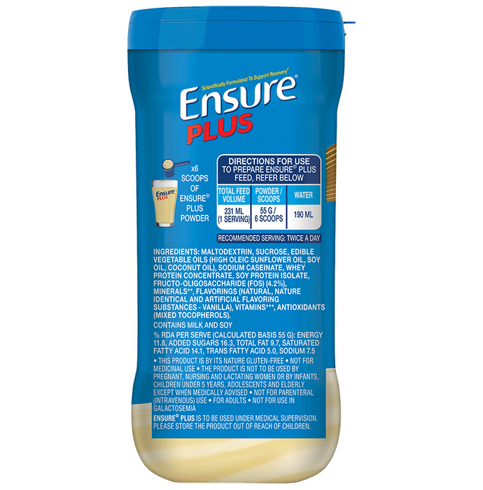 Ensure Plus Powder Scientifically Formulated to Support Recovery Vanilla