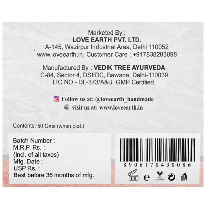 Love Earth Ayurvedic Moisturising Cream