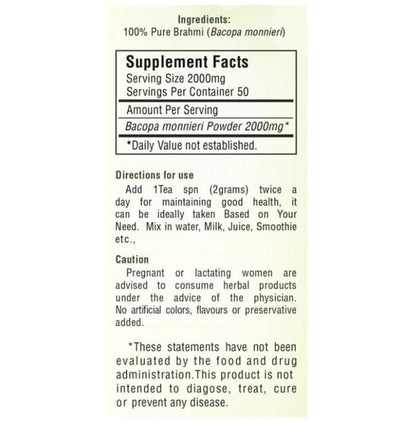 Erbzenerg Brahmi Leaf Powder