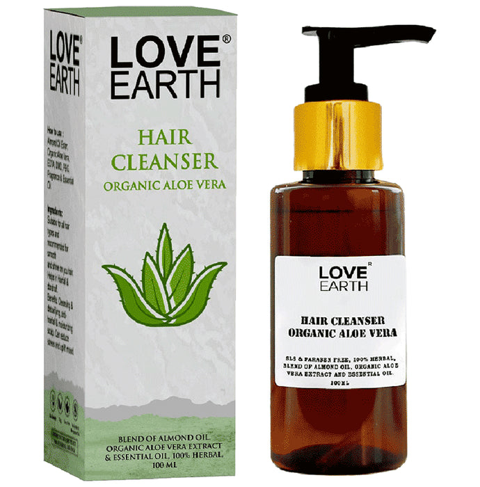 Love Earth Hair Cleanser Organic Aloevera - Classic Derma