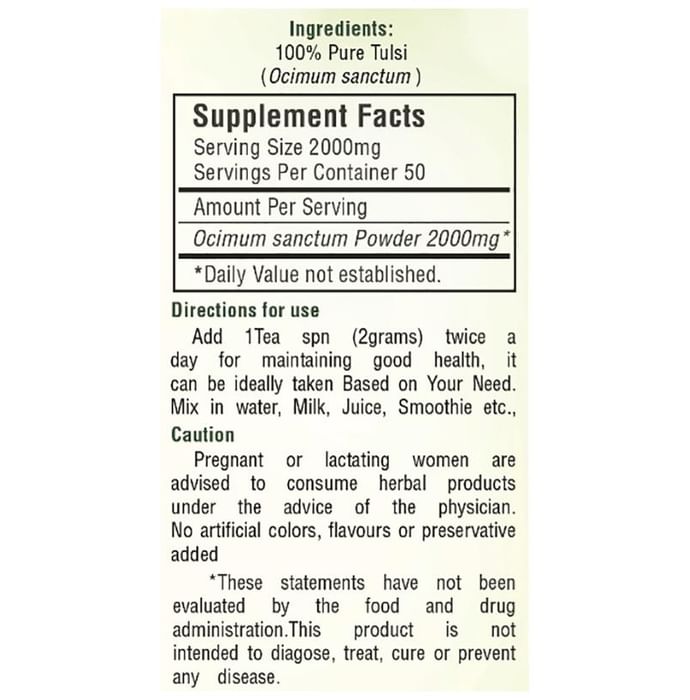 Erbzenerg Tulsi Leaf Powder