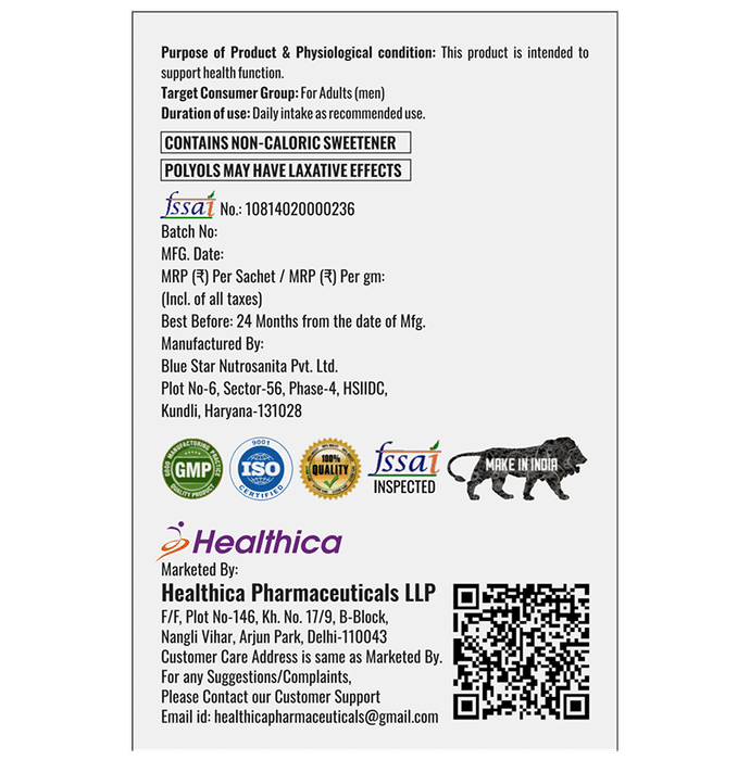 Erective Sachet