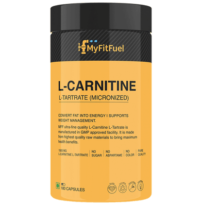 MyFitFuel L-Carnitine L-Tartrate (Micronized) 1500mg Capsule - Classic Derma