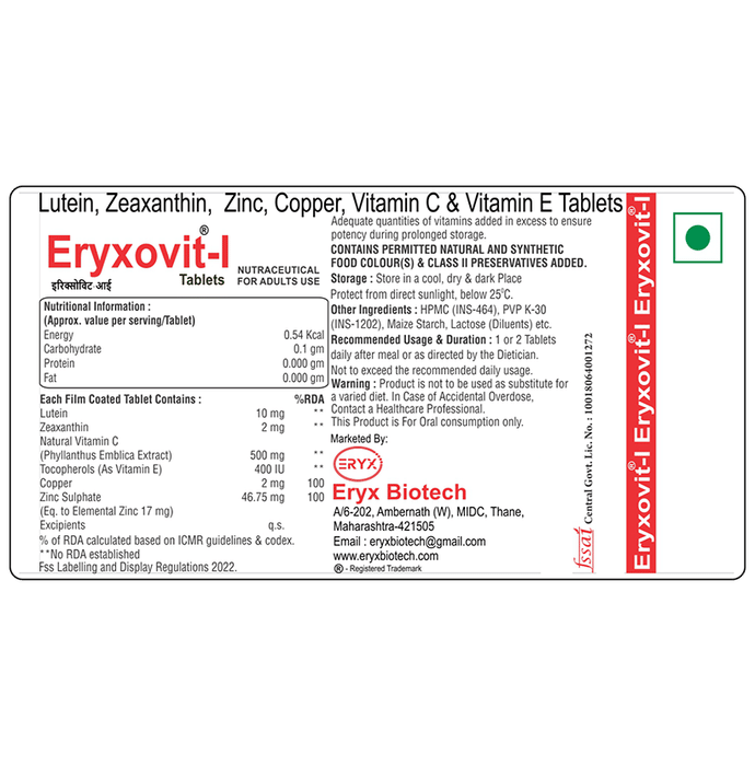 Eryxovit-I Tablet