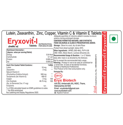 Eryxovit-I Tablet