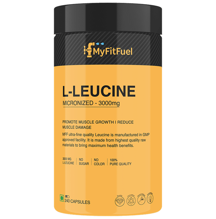 MyFitFuel L-Leucine 3000mg Capsule - Classic Derma