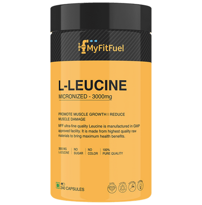 MyFitFuel L-Leucine 3000mg Capsule - Classic Derma