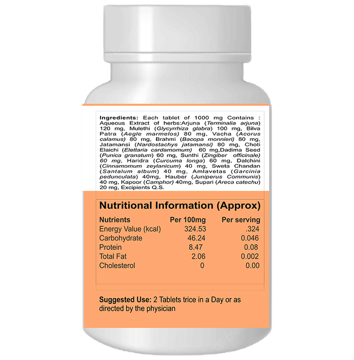 Eternal Life Ayurveda Heart Life Tablet