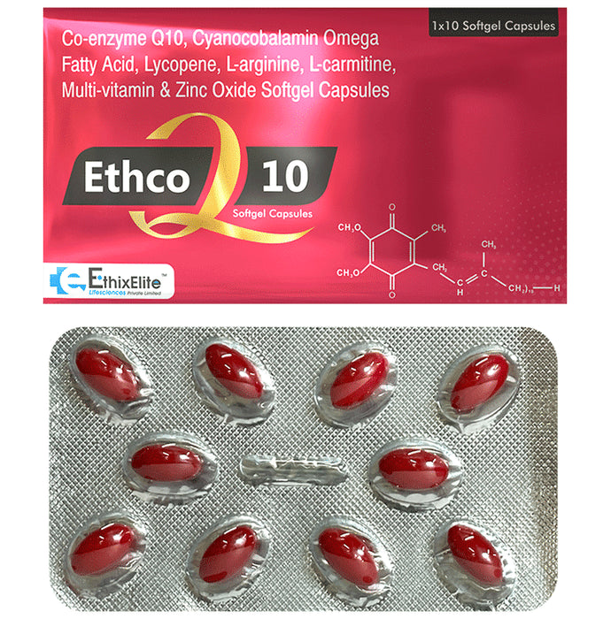Ethixelite EthcoQ 10 Softgel Capsule - Classic Derma