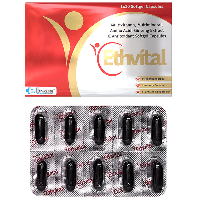 Ethixelite Ethvital Softgel Capsule - Classic Derma