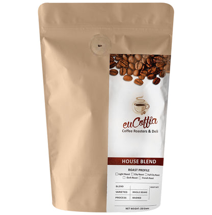 Eucoffia 100% Arabica Roasted Coffee Powder Light Roast Moka Pot - Classic Derma