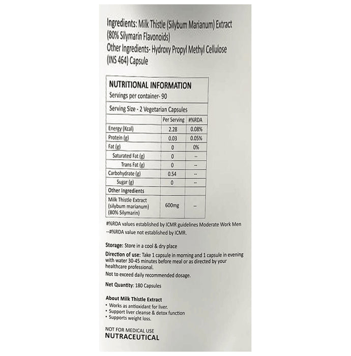 MyFitFuel Milk Thistle Extract