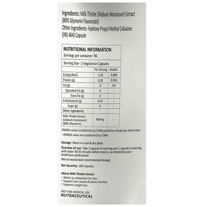 MyFitFuel Milk Thistle Extract