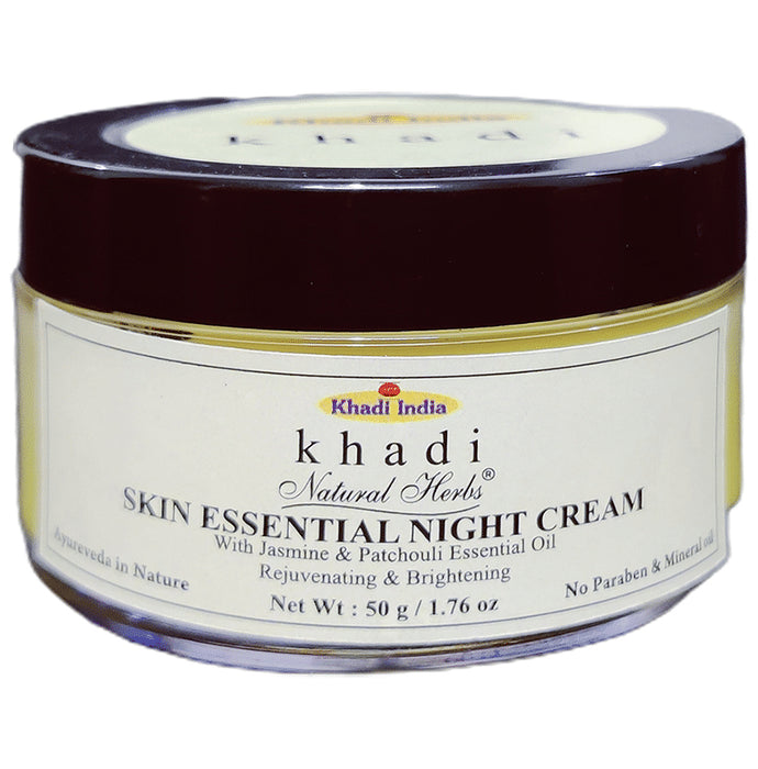 Khadi Natural Herbs Skin Essential Night Cream Cream - Classic Derma