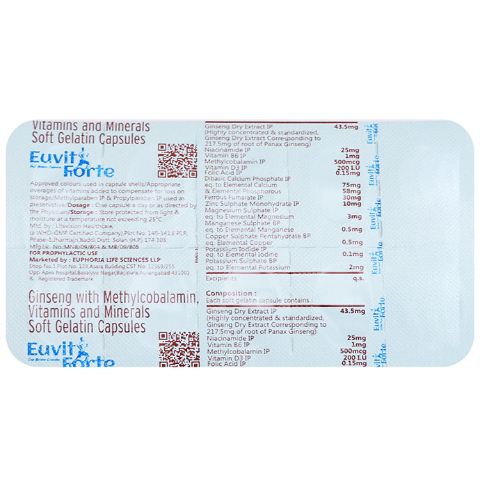 Euvit Forte Softgel Capsule Capsule