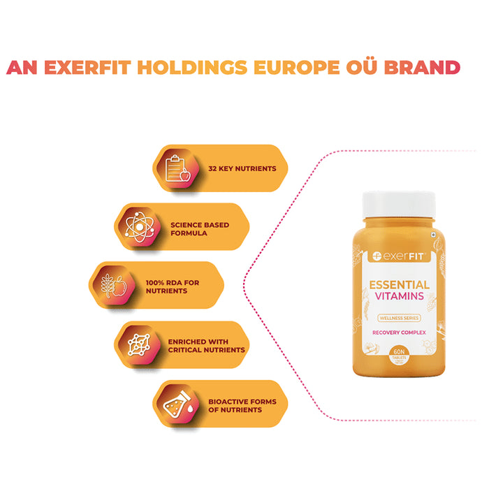 Exerfit Essential Vitamins Tablet