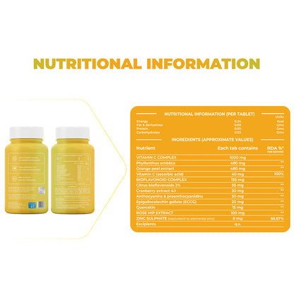 Exerfit Vitamin C Complex 1000mg Tablet