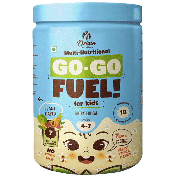 Origin Nutrition Multi-Nutrition Go-Go Fuel for Kids Ages 4-7 Vanilla - Classic Derma