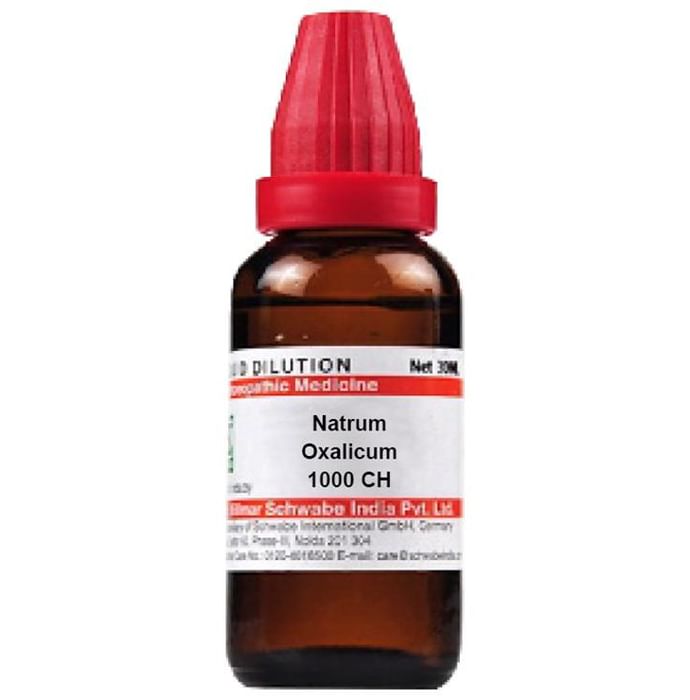 Dr Willmar Schwabe India Natrum Oxalicum Dilution 1000 CH - Classic Derma