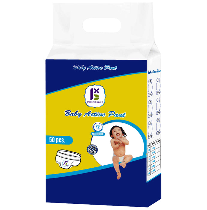 Babe's & Buddy's Baby Diaper Pants (50 Each) Small - Classic Derma