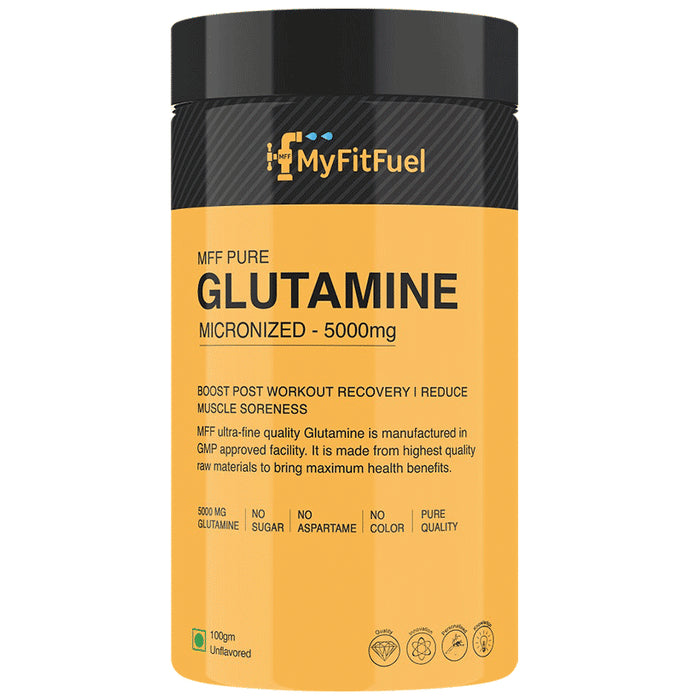MyFitFuel Pure Glutamine Micronized Powder Unflavoured - Classic Derma