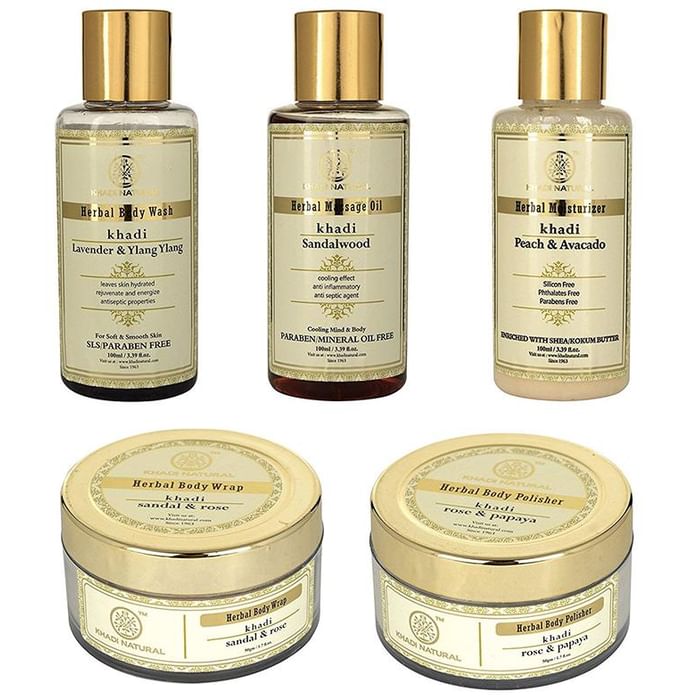 Khadi Naturals Ayurvedic Luxury Spa Kit - Classic Derma