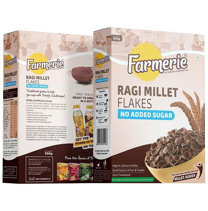 Farmerie Ragi Millet No Added Sugar Flakes