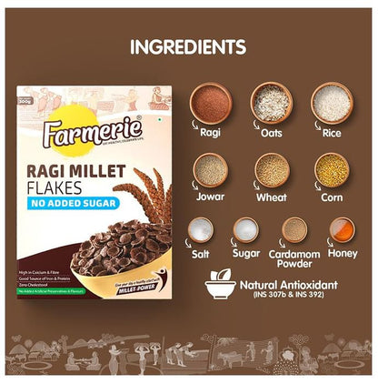Farmerie Ragi Millet No Added Sugar Flakes