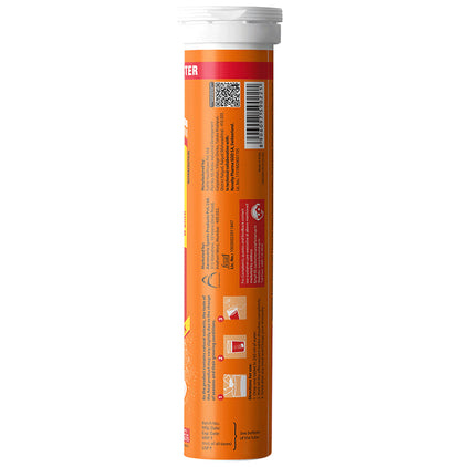 Fast&Up Charge with Natural Vitamin C from Amla & Zinc | Flavour Effervescent Tablet Orange