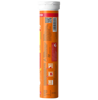 Fast&Up Charge with Natural Vitamin C from Amla & Zinc | Flavour Effervescent Tablet Orange