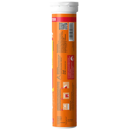 Fast&Up Charge with Natural Vitamin C from Amla & Zinc | Flavour Effervescent Tablet Orange